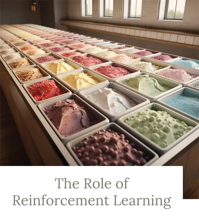 The Role of Reinforcement Learning in Transformative Decision-Making